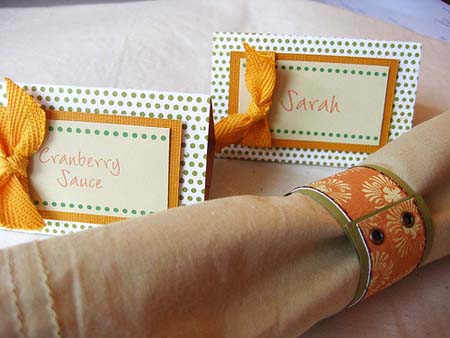 Thanksgiving placecards for the procrastinator in you