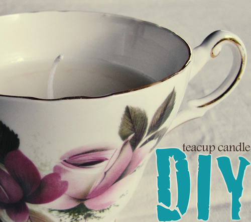 DIY: Teacup candles