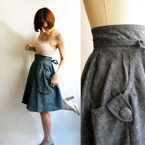 Etsy Picks:  Denim skirts