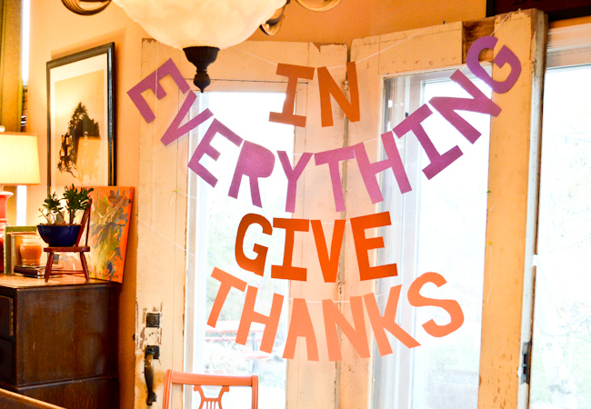 Our Thanksgiving