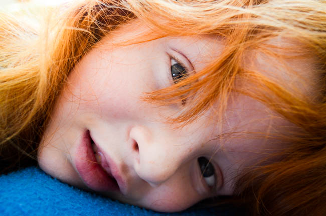 kids photography redhead cute sweet play