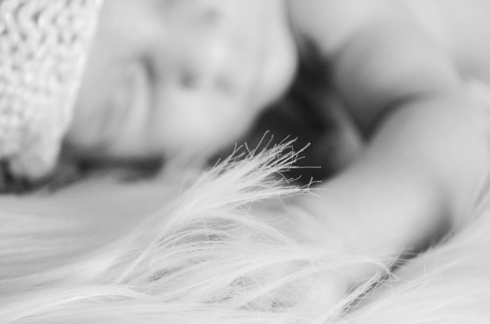 Baby Kai Newborn Preemie Photos Photography Nephew Cute Sweet Ideas Black and White Color Fur Blanket Rug Yawn Smiles
