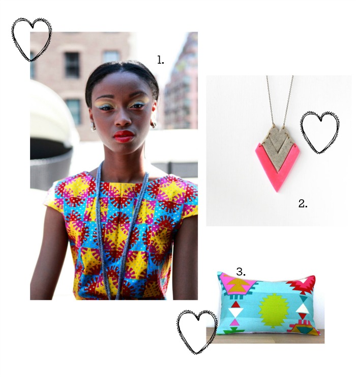 Etsy Picks:  Neon Tribal