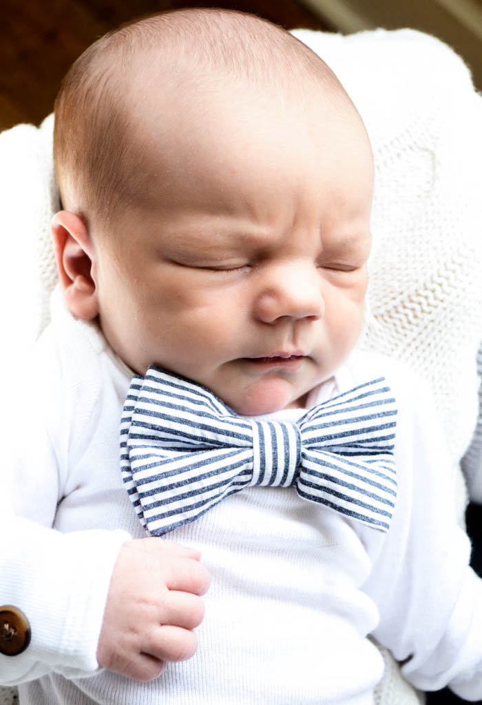 Baby Quinn Newborn Photos photography bunting color basket blanket close up feet lips hands bow tie sibling sister brother