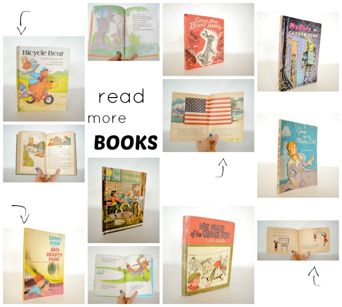 fibbie books vintage etsy shop children's kids reading sale back to school 2013 maydae