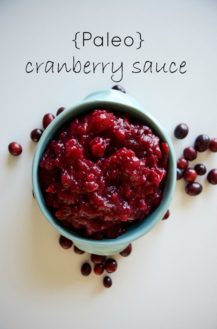 Paleo Cranberry Sauce Recipe