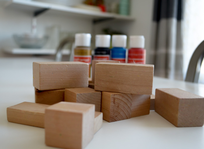 Unfinished wooden baby sales blocks